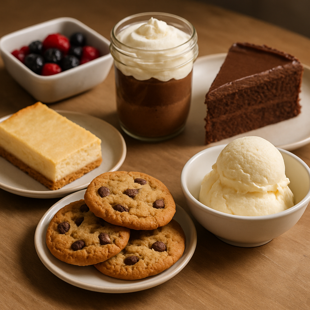 A plate of low-carb chocolate treats showcasing keto dessert hacks for cheat nights