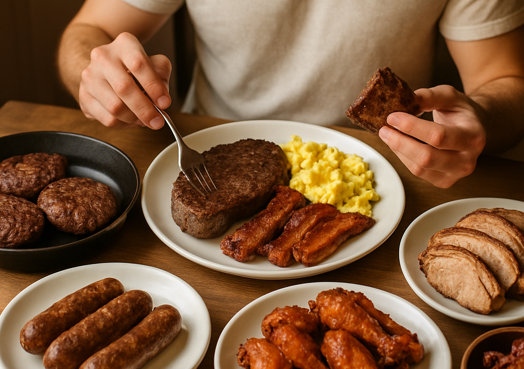 A juicy ribeye platter showcasing carnivore diet cheat meals for meat lovers.
